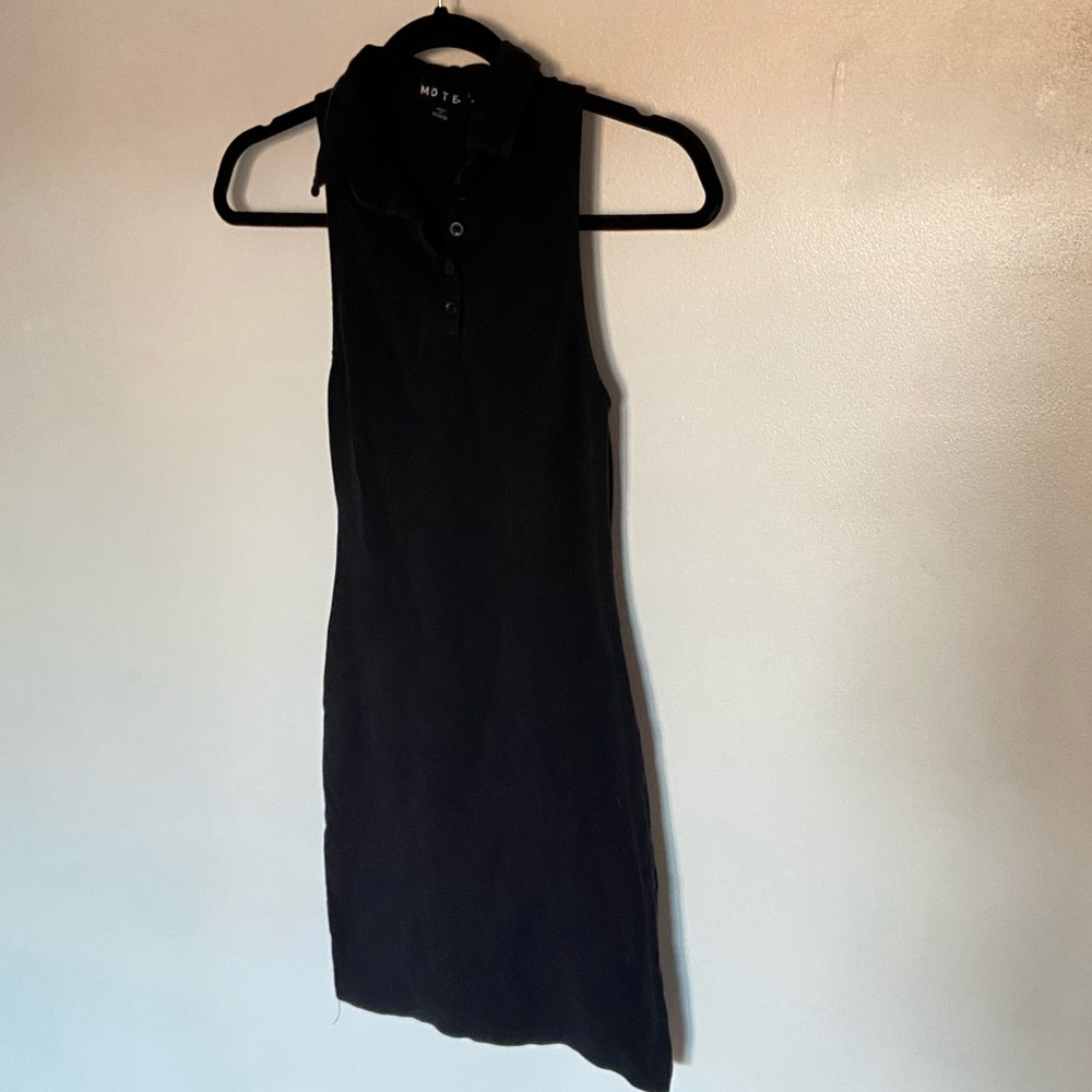 Motel rocks size L black mini dress